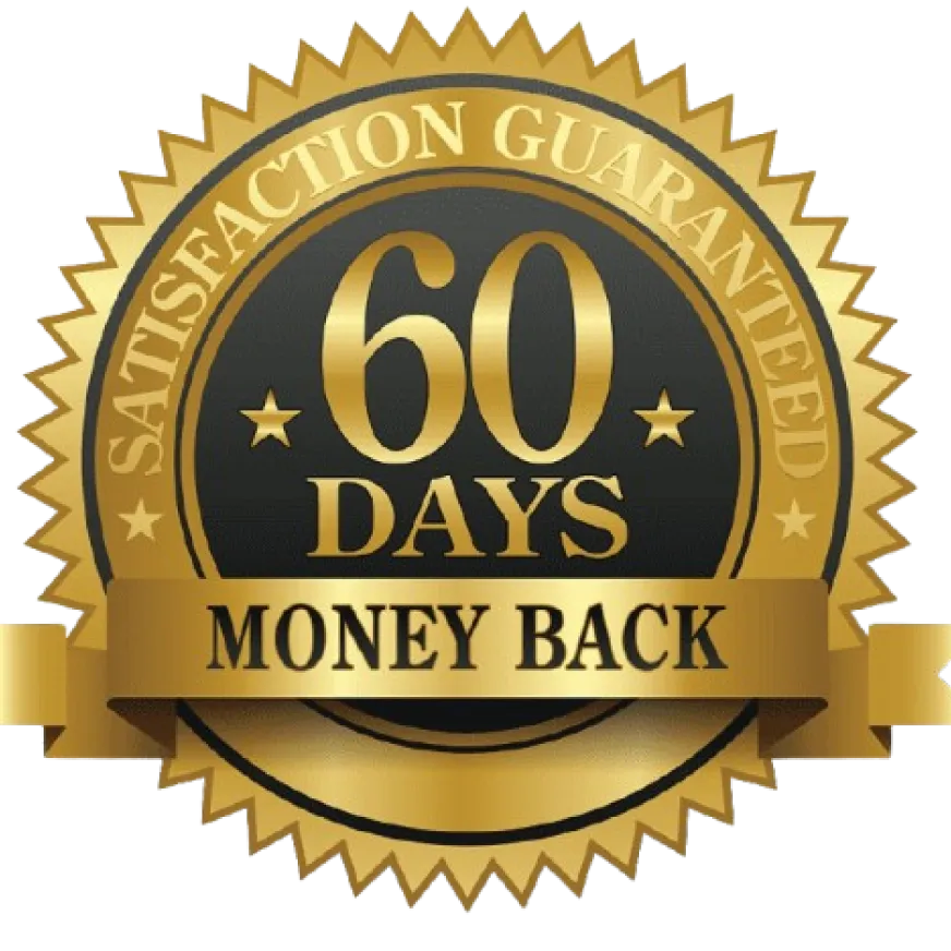 VisiFlora 90-day money-back guarantee seal